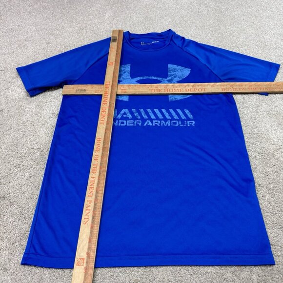 Under Armour T-Shirt Men’s Blue Short Sleeve Size Small - Picture 2 of 10